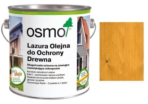 OSMO LAZURA OLEJNA 732 Jasny dąb 2,5L