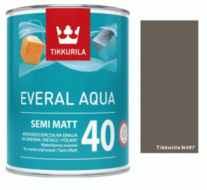 TIKKURILA Everal Aqua Semi Matt [40]  2,7L KOLOR N487