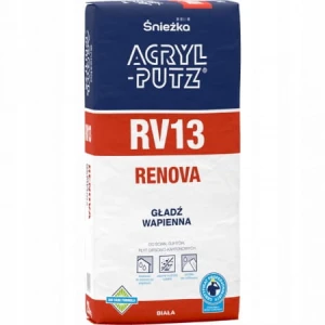 ŚNIEŻKA ACRYL-PUTZ RV13 RENOVA Gładź wapienna 20KG