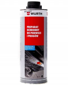 WURTH BARANEK CZARNY DO OCHRONY PODWOZI PROGÓW 1KG