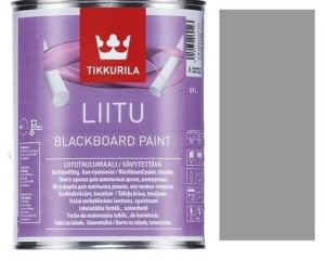 TIKKURILA Liitu Farba tablicowa 0,9l  KOLOR S 4000-N