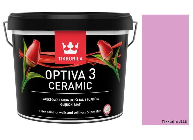 TIKKURILA Optiva Ceramic Matt 3 0,9l KOLOR: J338