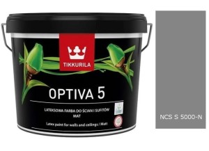 TIKKURILA Optiva Matt 5 9l NCS S 5000-N
