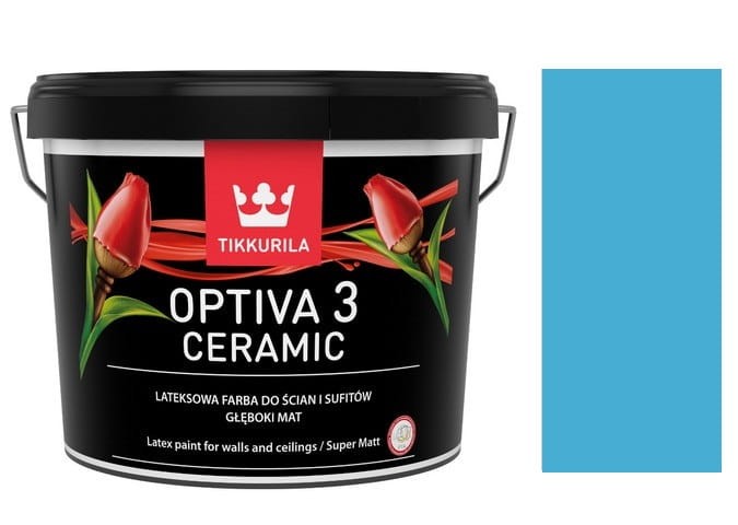 TIKKURILA Optiva Ceramic Matt 3 2,7l KOLOR : S 1050-B