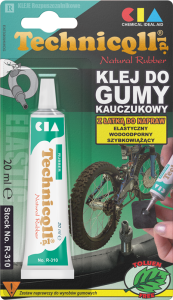 KLEJ DO GUMY KAUCZUKOWY TECHNICQLL R-310 20ML