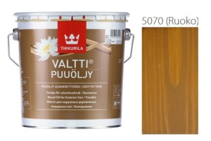 TIKKURILA Valtti Wood Oil 2,7l  Olej do drewna KOLOR 5070 (RUOKO)