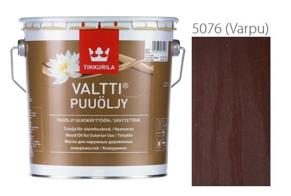 TIKKURILA Valtti Wood Oil 0,9l  Olej do drewna KOLOR 5076 (VARPU)