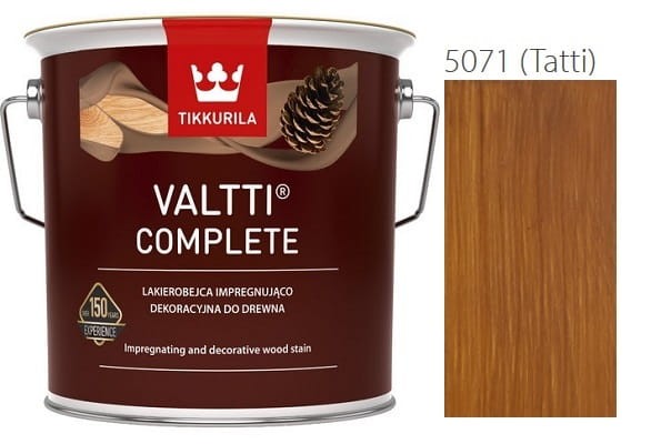 TIKKURILA Valtti Complete 9l LAKIEROBEJCA  KOLOR 5071 (TATTI)