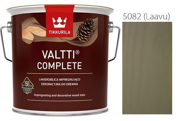 TIKKURILA Valtti Complete 9l LAKIEROBEJCA KOLOR 5082 (LAAVU)