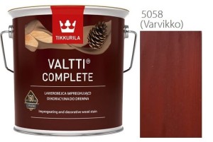 TIKKURILA Valtti Complete 2,7l LAKIEROBEJCA KOLOR 5058 (VARVIKKO)