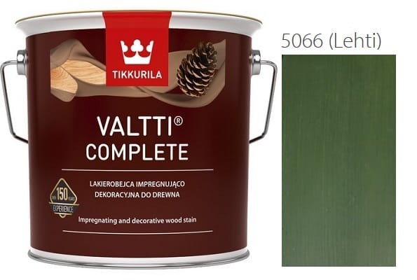 TIKKURILA Valtti Complete 0,9l LAKIEROBEJCA KOLOR 5066 (LEHTI)