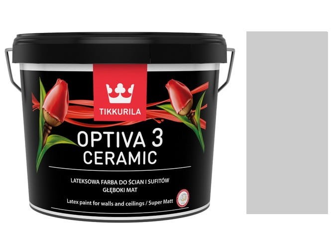 TIKKURILA Optiva Ceramic Matt 3 9l kolor: NCS S 1500-N