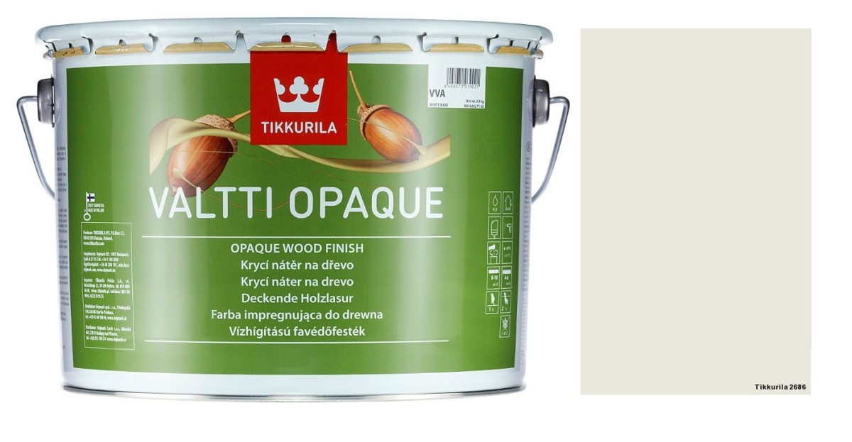 TIKKURILA Valtti Opaque 2,7l Farba do drewna KOLOR: 2686