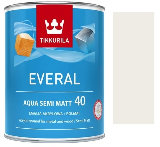 TIKKURILA Everal Aqua Semi Matt [40] 2,7l KOLOR: RAL 9010
