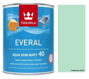 TIKKURILA Everal Aqua Semi Matt [40] 0,9l kolor H373