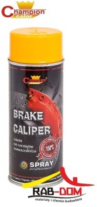CHAMPION Brake 400ml Spray do zacisków ŻÓŁTY RAL 1023