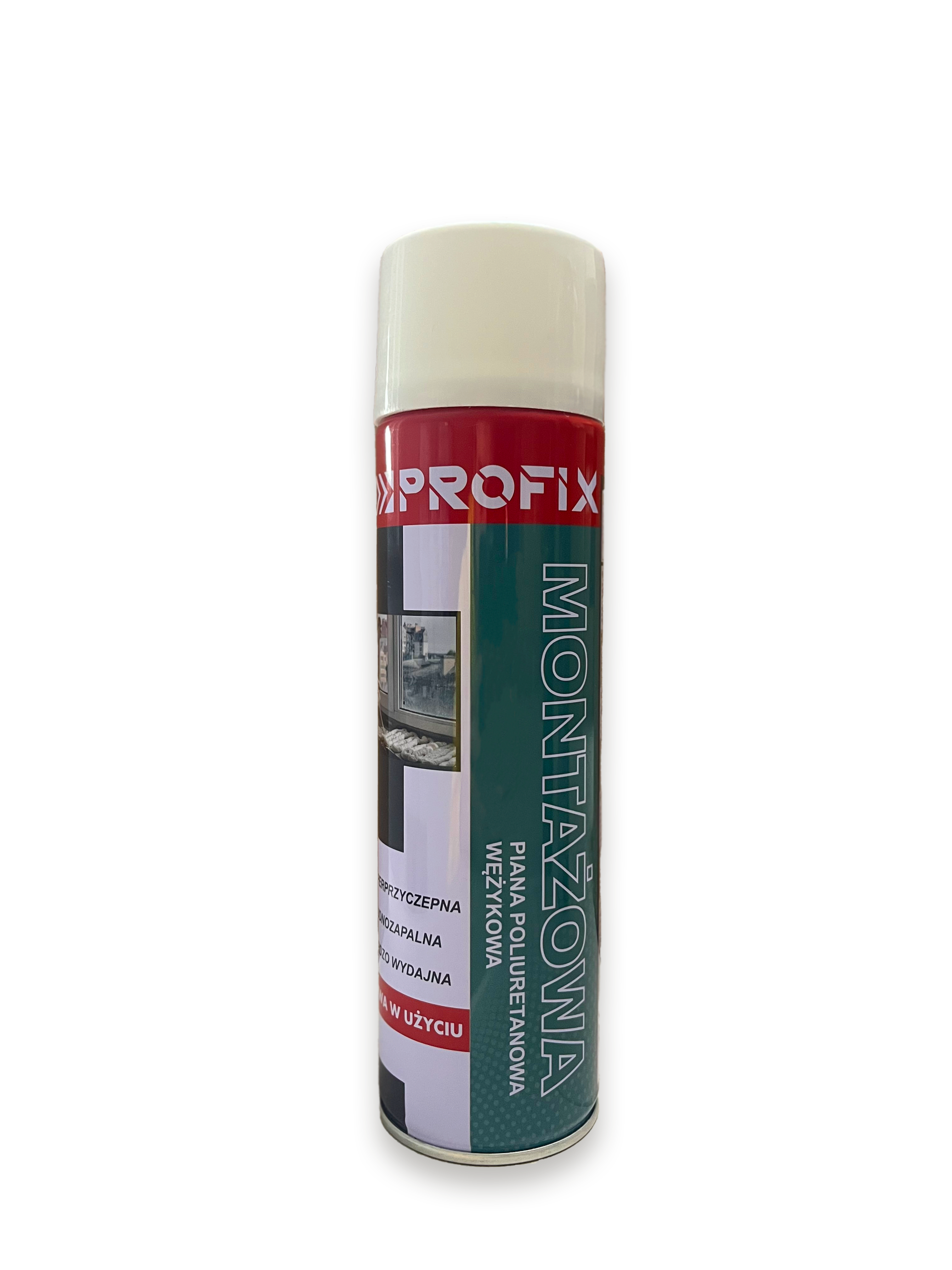 PROFIX Pianka Wężykowa Poliuretanowa Montażowa 500ml