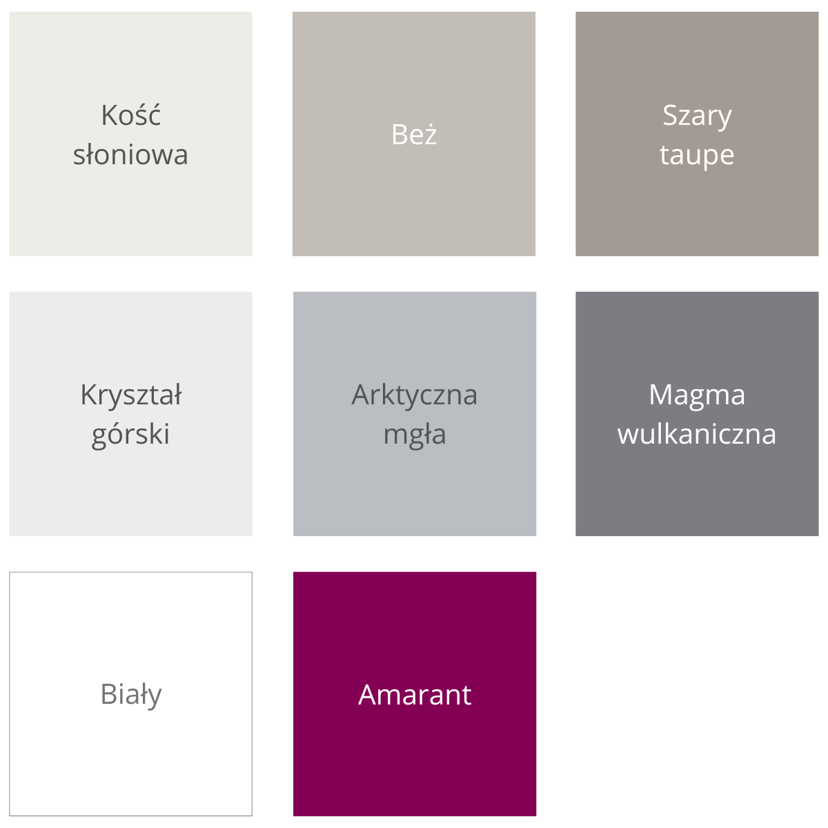 Próbnik dostępnych kolorów V33 Hydro - Bariera
