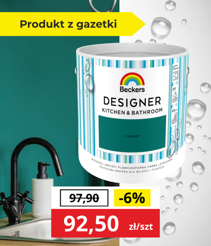 Promocja na farby Beckers do kuchni i łazienki