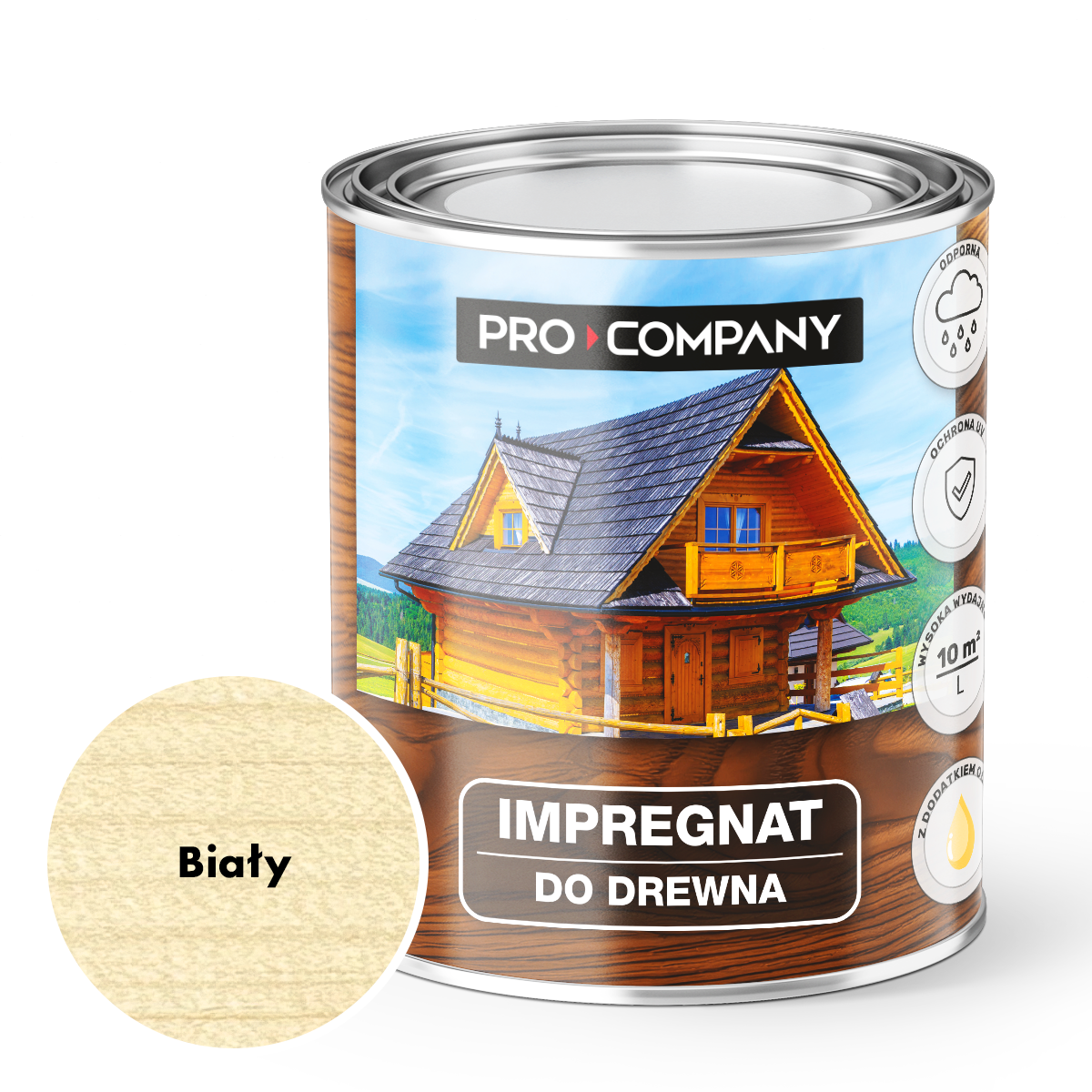 Impregnat ochronny do drewna z dodatkiem oleju