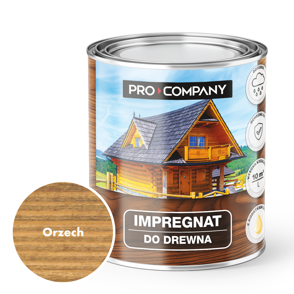 Impregnat ochronny do drewna z dodatkiem oleju