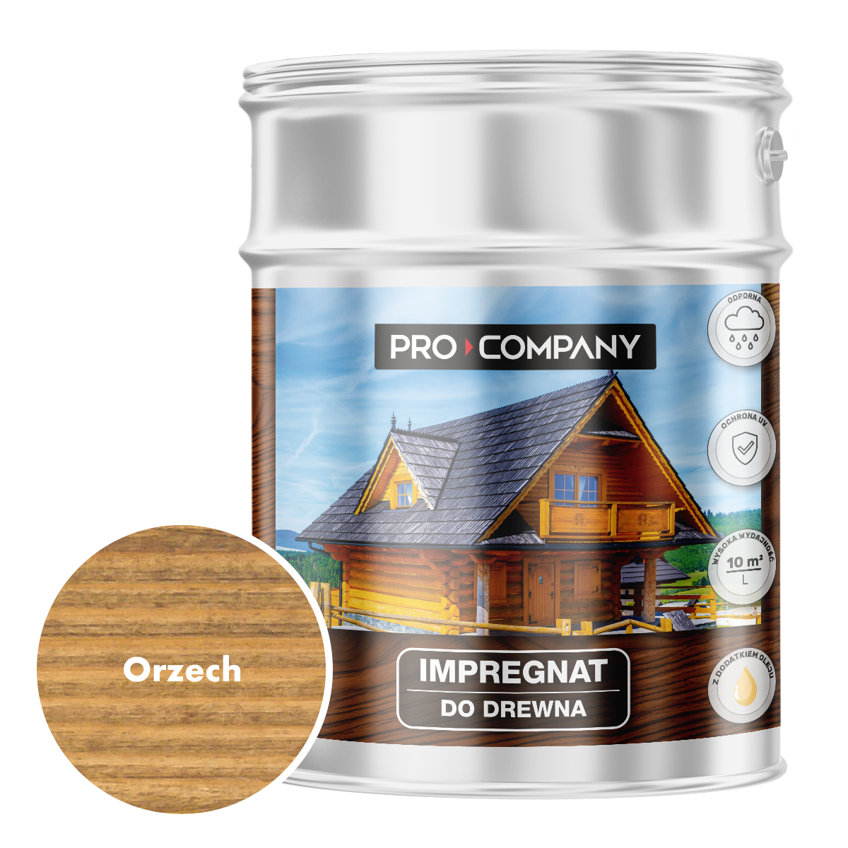 Impregnat ochronny do drewna z dodatkiem oleju