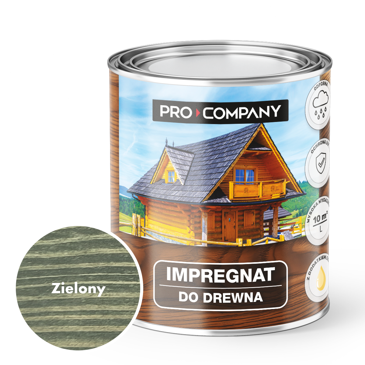 Impregnat ochronny do drewna z dodatkiem oleju