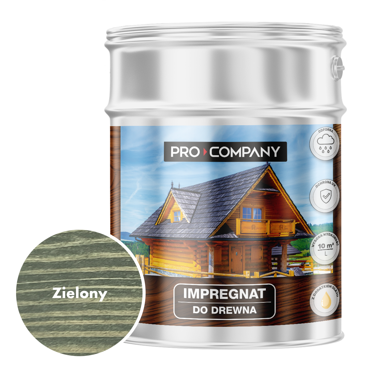 Impregnat ochronny do drewna z dodatkiem oleju