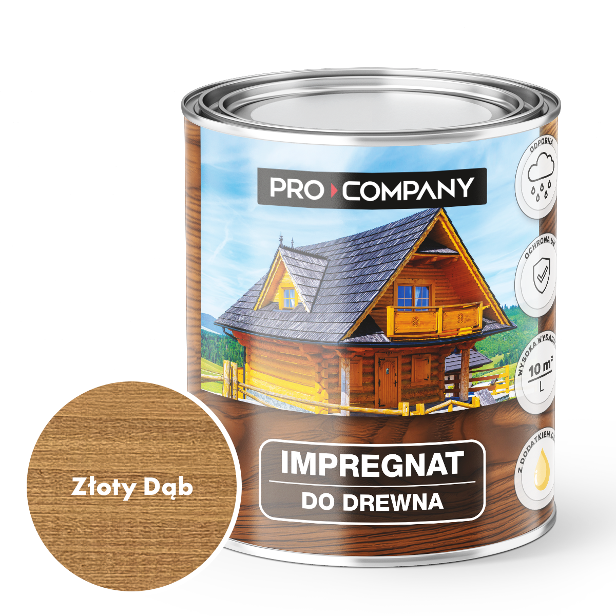 Impregnat ochronny do drewna z dodatkiem oleju
