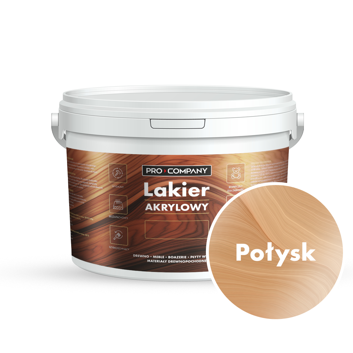 Lakier akrylowy Pro Company w odcieniu połysku