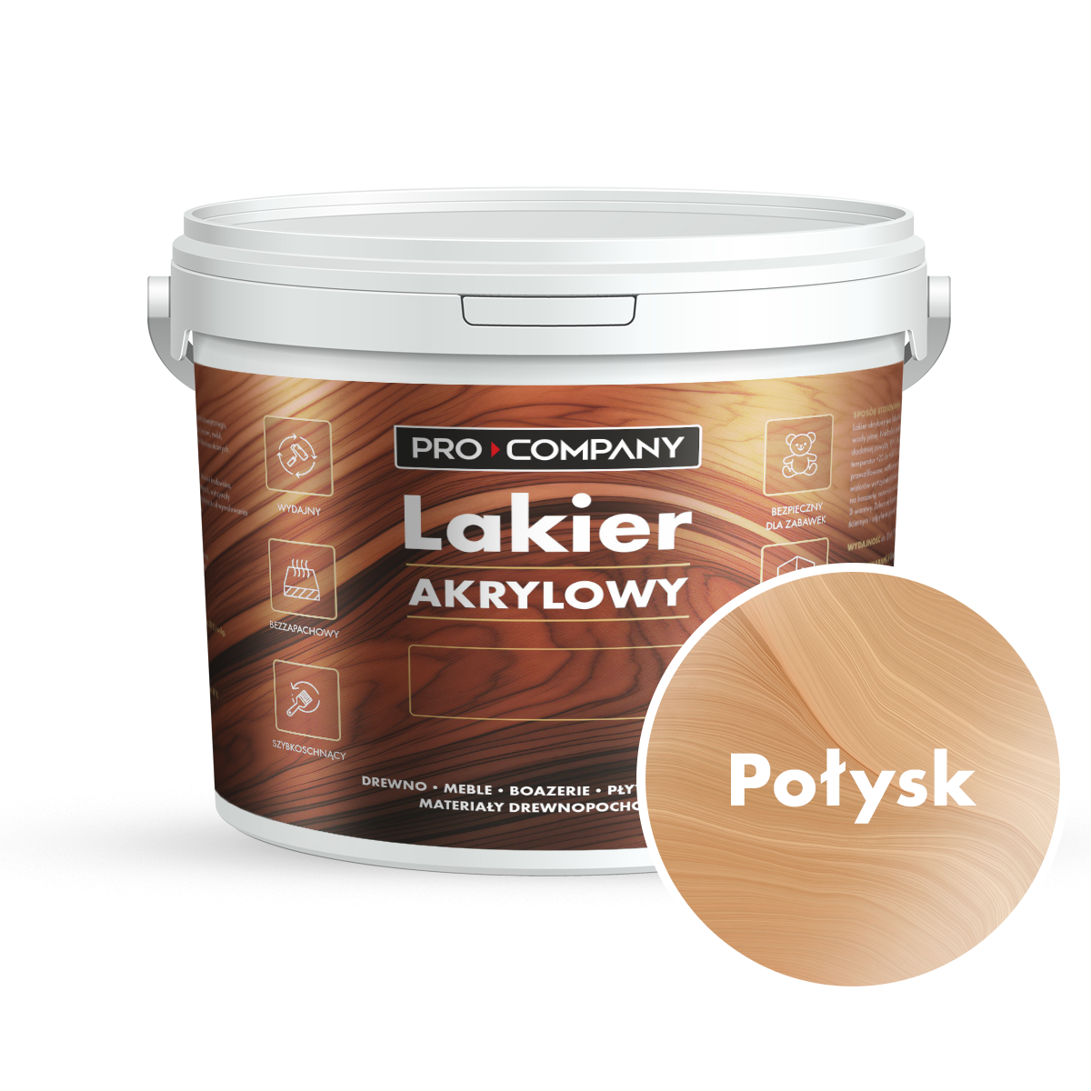 Lakier akrylowy Pro Company w odcieniu połysku