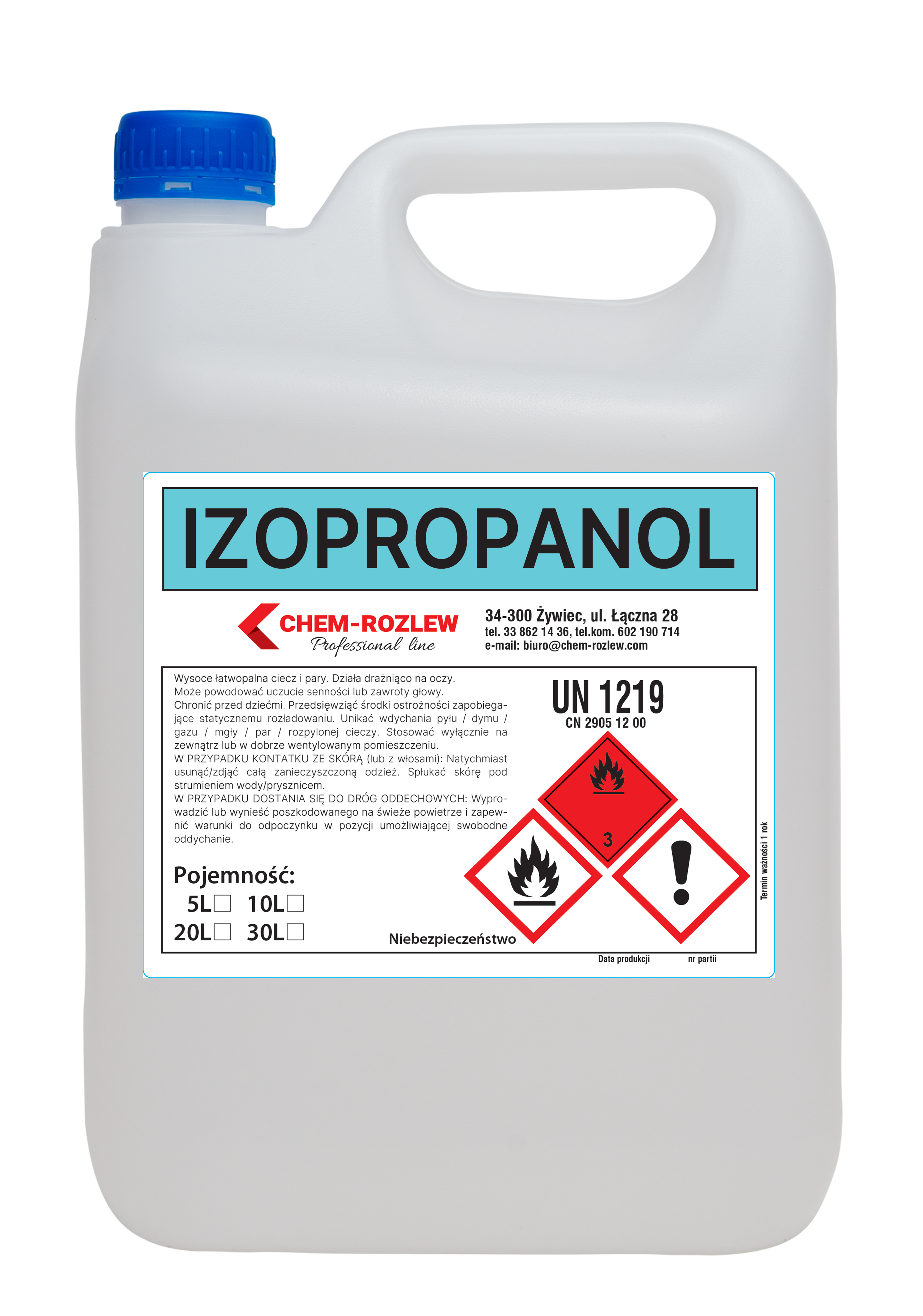 Chem-Rozlew Izopropanol 5L