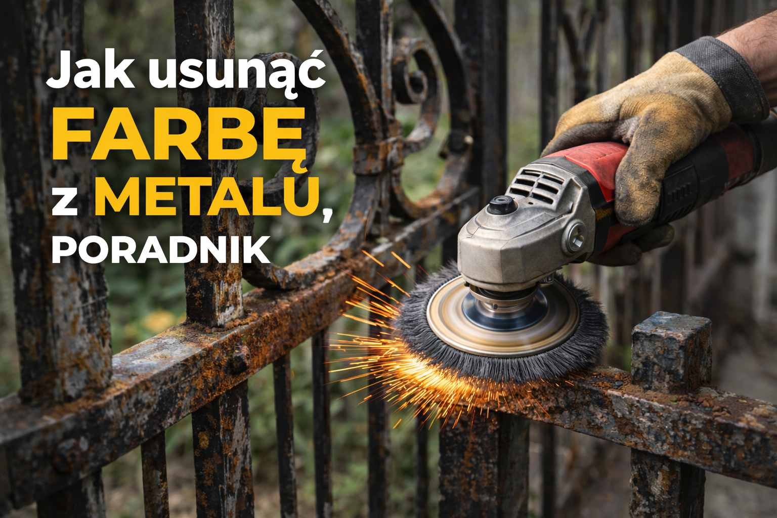 Jak usunąć starą farbę z metalu? Kompletny poradnik